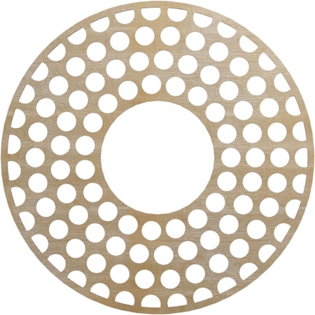 Ekena Millwork Fink Wood Fretwork Pierced Ceiling Medallion, Birch, 38"OD x 13 3/4"ID x 3/8"T CMWP38X38X0375FFBI